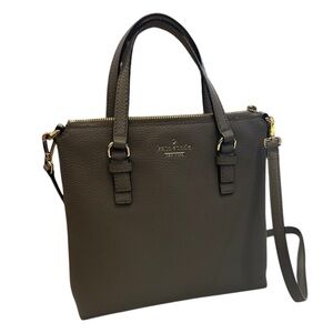Kate Spade Charcoal Leather Tote